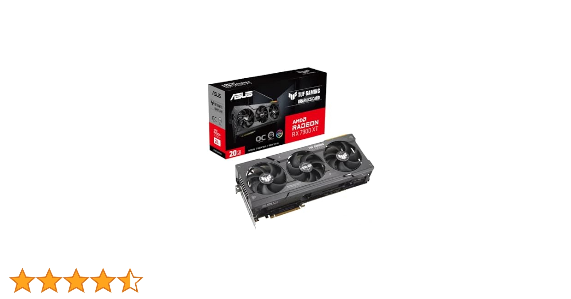 グラフィックボード・グラボ・ビデオカード ASUS TUF Gaming RX 7900 XT OC 20GB ASUS TUF Gaming Radeon RX 7900 XT OC Edition 20GB GDDR6